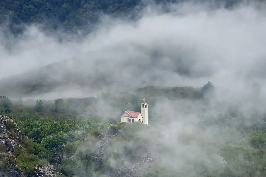 Hidden Chapel in the Mist – Theth, Albania
