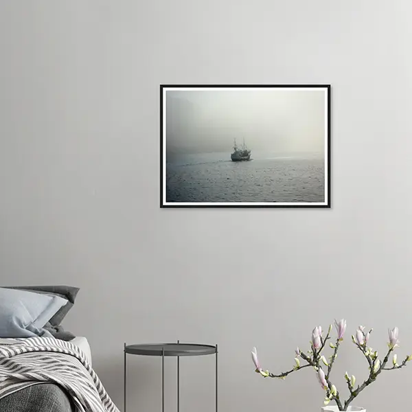 Fishing Boat in Morning Mist – Nusfjord, Norway 2019
