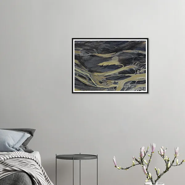 Top Down – Markarfljót River Patterns No. 2 – Iceland 2022