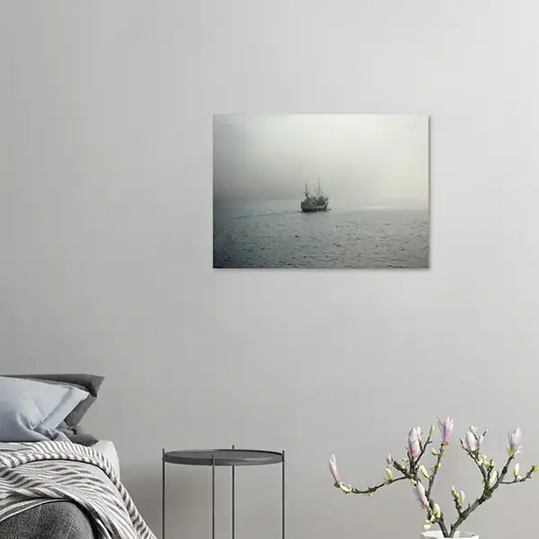 Fishing Boat in Morning Mist – Nusfjord, Norway 2019
