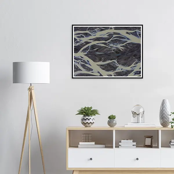Top Down – Glacial Veins No. 1 – Iceland 2022