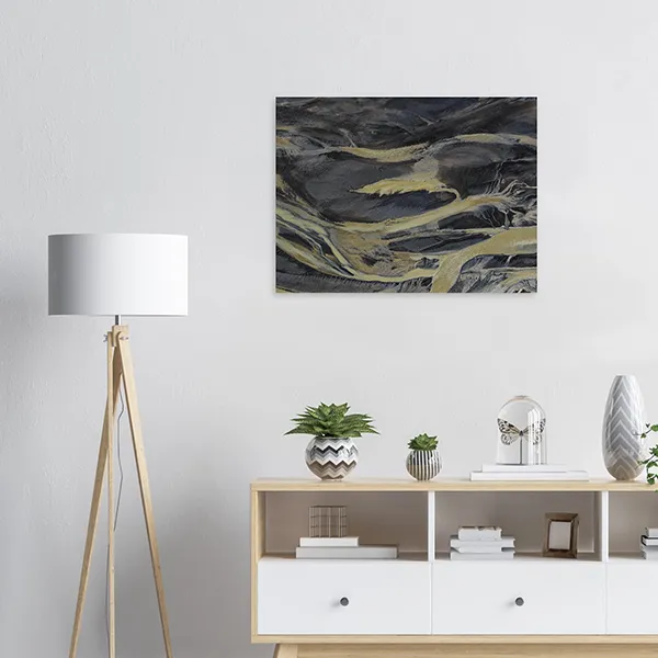 Top Down – Markarfljót River Patterns No. 2 – Iceland 2022