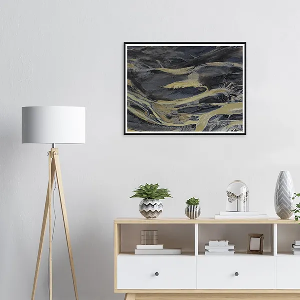 Top Down – Markarfljót River Patterns No. 2 – Iceland 2022