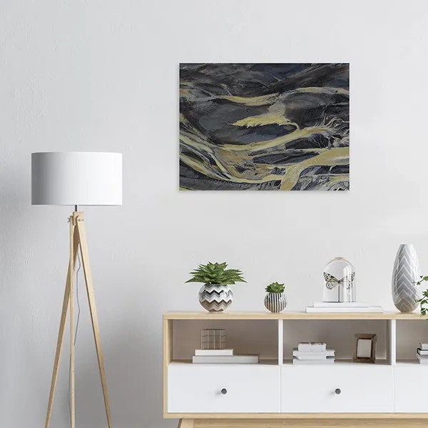 Top Down – Markarfljót River Patterns No. 2 – Iceland 2022